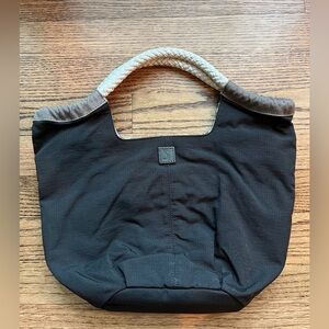 Serena and Lily black small tote purse NWT